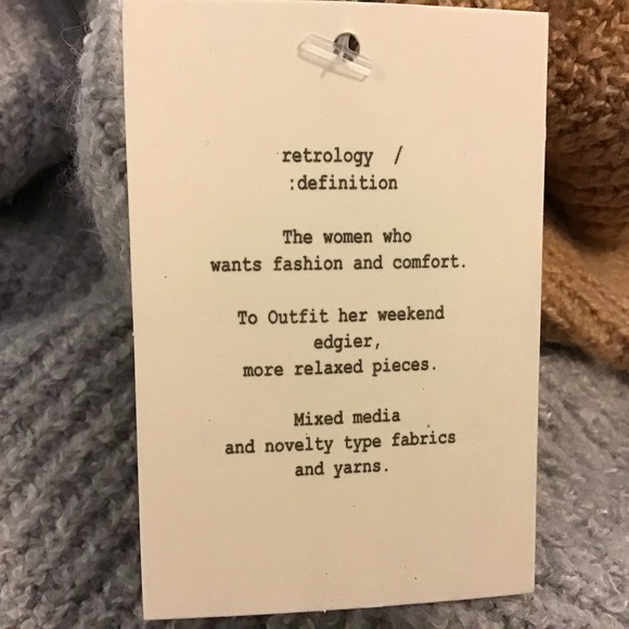 Retrology Cowl Neck Super SoftSweater - Picture 5 of 8